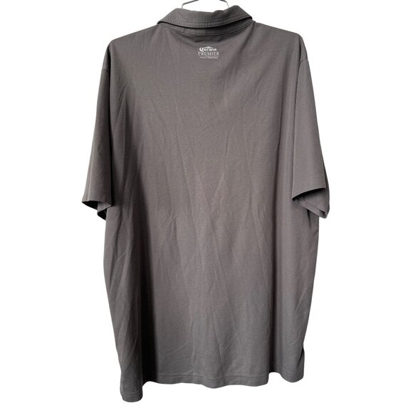 Travis Mathew Polo Shirt Size XL Collared Short Sleeve Gray Golf Sporty Active - Picture 2 of 7